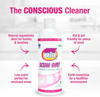 Quick N Brite Scum Off Shower Cleaner - No Scrub, No Harsh Chemical Daily Shower Cleaner, Multi-Surface All-Purpose Cleaner 64 Oz (Packaging May Vary)