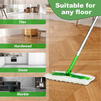 46-Pack Dry Sweeping Cloths for Swiffer Sweeper Heavy Duty Mop Pad Refills, Unscented, Cleaning Floors and Allergens, Strong Adsorption