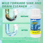 Drain Cleaner Powder, Powerful Pipeline Dredging Agent, Kitchen Unblocker, Sink and Drain Cleaner Powder for Kitchen Toilet（6Pcs）