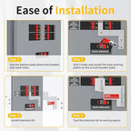 Generator Interlock Kit Compatible with Eaton Cutler Hammer Challenger BR-200 150 and 200 AMP Panel, Interlock Kit 1 1/4 to 1 1/2 Inch Spacing Between Main and Branch Breaker
