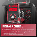 YESWELDER Gas Gasless 160A Multiprocess MIG Welder, Flux Core/MIG/Lift TIG/Stick ARC Welder 4 in 1 Welding Machine, Synergic Control 110V/220V Dual Voltage