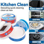 Cooktop Cleaner Paste,the Pink Of Stuff, Miracle All Purpose Cleaning Paste,Easily Remove Burned-On Food, Grease and Watermarks, Leaving Your Glass Cook Top Sparkling 10 oz