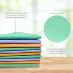 10 Pack Extra Large Original German Shammy Cloths Chamois Towels Super Absorbent for Pets, Parenting Tool Cleaning for Home and Commercial Use Wholesale Bulk (Assorted)