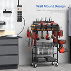 CCCEI Heavy Duty Power Strip Surge Protector 20 AMP, 8 Outlets 12 Gauge Industrial Shop Garage Metal Multiple Outlets, 6 FT Extension Cord 5-15P Adapter High Amp 6-20R T-Slot 20a for Appliance