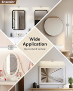 Ensenior Modern Bathroom Vanity Light 32 inch, Built-in Dimmer, 18.5W Dimmable 5CCT Led Bath Lights, Matte Grey Bar Vanity Light for Bathroom Mirror Cabinets Bedroom-FCC Certificated