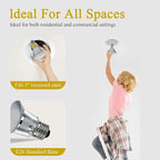 Par30 Long Neck Halogen Flood Light Bulbs 60W 120V 2700K Warm White Dimmable High Brightness, E26 Base, Great for Accent Lighting, Tracking, Recessed Bulb 6pcs