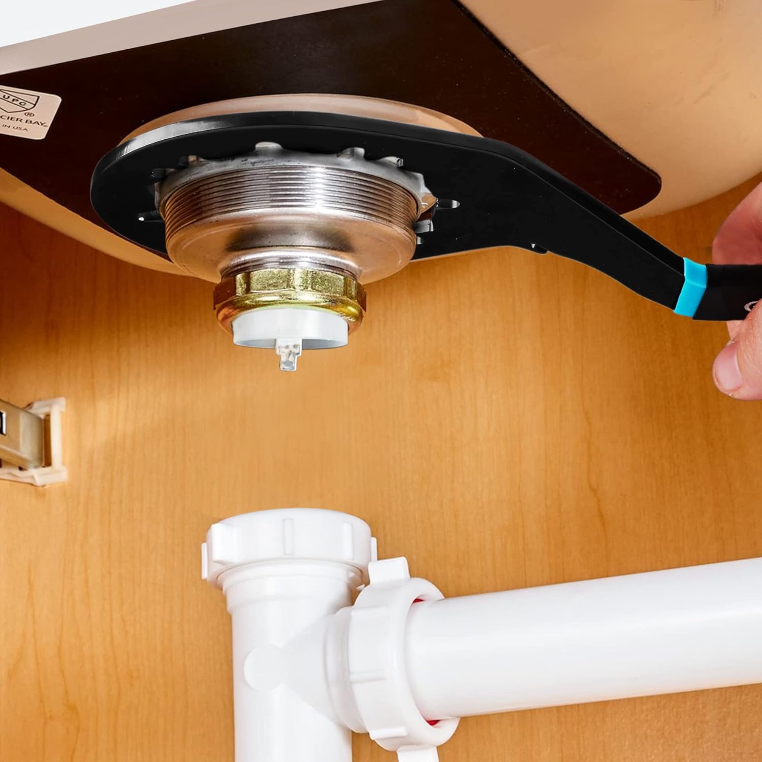 DURATECH Sink Drain Wrench, Universal Sink Wrench, Great for loosen and tighten strainer locknut