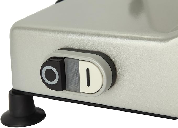 BESWOOD 10" Premium Chromium-plated Steel Blade Electric Deli Meat Cheese Food Slicer Commercial and for Home use 240W BESWOOD250