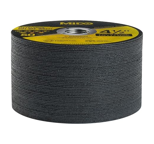 50 PCS Cut Off Wheels Angle Grinder Cutting Disc 4-1/2" x .045" x 7/8" Ultra Thin Cut Off Wheel for Metal