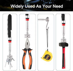 2 Pieces 25LBs Telescoping Magnetic Pickup Tool, Multifunction Magnet Hanger with Pen Clip Design, Magnet Stick Rod Extendable 7" to 30.5" for Men, Birthday, Father's Day, Holiday Gift