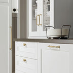 SAILING 5 Pack Cabinet Handles-12.6"/320mm Screw Spacing Champagne Bronze Furniture Hardware Handles for Kitchen Cabinets Bedroom Dresser Wardrobe Cabinet Pulls