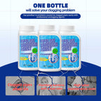 3pcs Drain Clog Remover, Pipeline Dredging Agent, Powerful Quick Cleaning Drain Toilet Cleaner Tool, Unclog Toilet Clog And Kitchen Sink Pipe Unblocker Powder