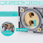 24" Length Bathroom Kitchen Faucet Connector Water Supply Line, Durable Braided Steel Hot and Cold Water Lines Faucet Hose 3/8" female compression thread x M10 male connector