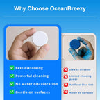 Automatic Toilet Bowl Cleaner Tablets, Bleach & Oxidation Formula for Powerful Cleaning, Deodorizing & Descaling, Long-Lasting Slow-Release Toilet Tank Cleaner, Septic Safe