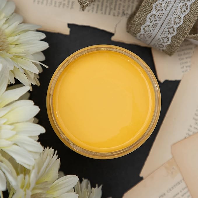Dixie Belle Paint Company Chalk Finish Furniture Paint - Daisy (16oz) - Matte Vibrant Yellow Chic Chalk Mineral DIY Furniture Paint