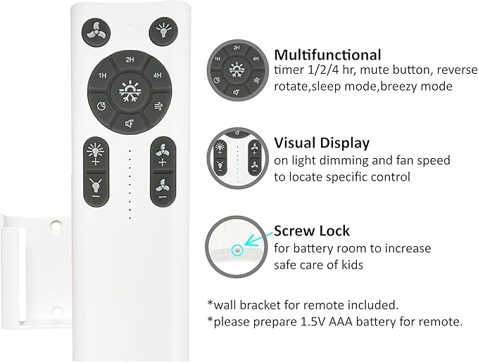 52 Inch Large Outdoor Ceiling Fans with Lights, High CFM Waterproof Blades for Covered Patio, 9 Speed Remote Control Dimmable LED Light, Angled Mount Easy Install