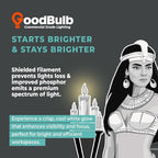 GoodBulb 18 Watt CFL Light Bulbs 4 Pin GX24Q-2 Base 4100K Cool White 18W High Output 1200 Lumens Triple Tube Compact Fluorescent Light Bulbs Plug-in 10 Pack