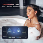 CAMPLUX Climatech 5 150,000 BTU Tankless Water Heater Gas Outdoor, 5.28 GPM On Demand Instant Tankless Hot Water Heater Natural Gas, Outdoor Installation, White, WA528