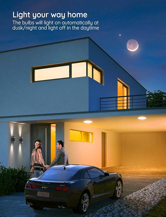 Outdoor Wall Sconce Exterior Lighting Fixture - ETL Listed,Aluminum Waterproof Wall Mount Cylinder Design - Up Down Light Fixture for Porch, Garage and Patio