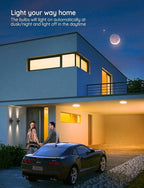 Outdoor Wall Sconce Exterior Lighting Fixture - ETL Listed,Aluminum Waterproof Wall Mount Cylinder Design - Up Down Light Fixture for Porch, Garage and Patio