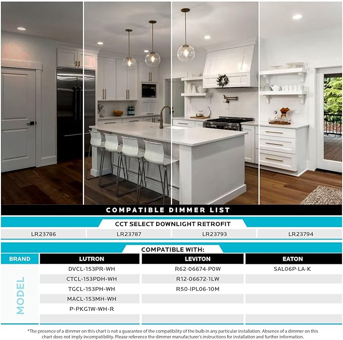 LUXRITE 4 Inch LED Recessed Can Lights, 14W=75W, 5 Color Options 2700K-5000K, 950 Lumens, Dimmable LED Retrofit Kit, Wet Rated, IC Rated, Recessed Ceiling Lights, Energy Star, ETL Listed (4 Pack)