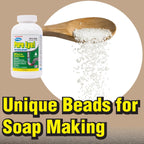 ComStar Pure Lye | 99% Pure Sodium Hydroxide Beads | Eco-Friendly, Industrial Strength, Biodegradable Drain Opener | Safe on Fixtures | Static-Free, Unique Beads for Soap Making | 2 lb. (30-504)