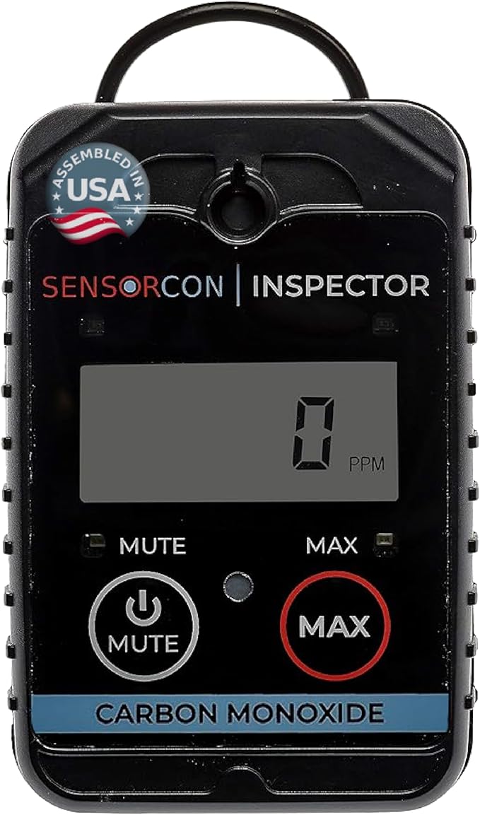 Inspector 2 Portable Carbon Monoxide Detector with Visual & Audio Alerts – Professional-Grade Digital CO Detector for Industrial & Commercial Applications
