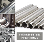 TAISHER 2PCS Stainless Steel Pipe Fittings, 1/4" NPT Male x 1/4" NPT Male Threaded, 16" Length Nipple Cast Pipe