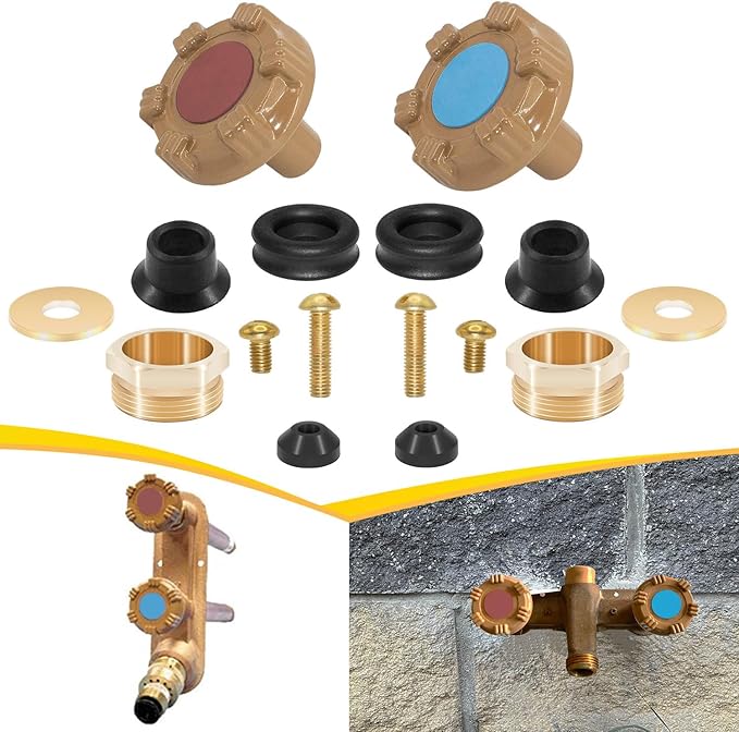 RK-22MH Faucet Repair Kit Metal Handle Compatible with Woodford Model 22,Model v22