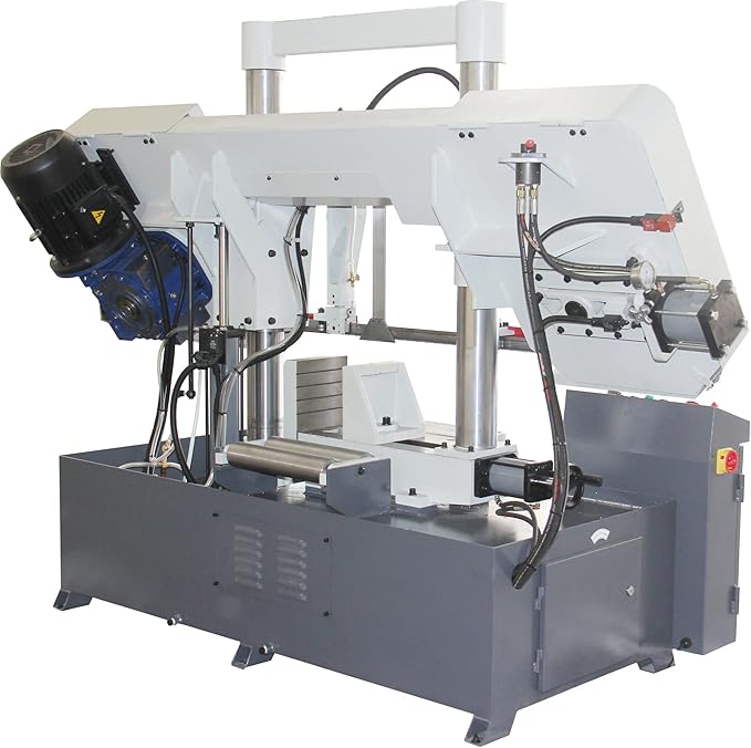 KAKA Industrial Metal Cutting Bandsaw 15.7 Inch Capacity Double Column Horizontal Band Saw Hydraulic Variable Speed Vertical Lifting TGK-16