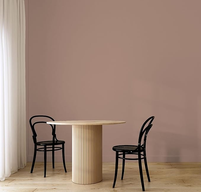 EVOLVE Paint & Primer: Environment-friendly, Low Sheen with One-coat Coverage for Interior & Exterior surfaces (Feather Brown, 5-Gallon)