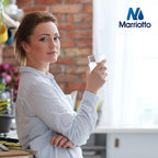 MARRIOTTO Replacement for GE® RPWFE, RPWF (Built-in CHIP) Refrigerator Water Filter, Compatible with GFE28GELDS, PFE28KELDS, PFE28KYNFS, GFD28GELDS, GYE22HMKES, GFE28GYNFS, GFD28GYNFS, Pack of 2