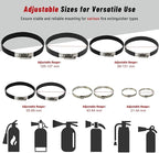 Quick Release Fire Extinguisher Mount - Universal Fit Roll Bar & Wall Mount Bracket, Fire Extinguisher Holder Bracket Adjustable Mounting for UTV ATV Motorcycle Jeep Wrangler Polaris RZR Ranger Can-Am