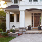 Darkaway Outdoor Post Lights Lamp Posts Outdoor Lighting, Aluminum Post Lights Outdoor Light Fixtures with Water Ripple Glass, Pole Light for Outside Patio Yard Garden