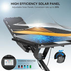 Solar Lights Outdoor Waterproof, 7000K Dusk to Dawn Solar Street Lights Outdoor Motion Sensor with Remote Control, LED Security Flood Light for Outside, Parking Lot, Yard, Garden, Garage