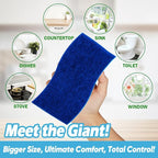 AIDEA XL Scrub Sponges Non-Scratch 24Count, Extra Large Sponges Kitchen, Sponge for Dishes, Cleans Fast Without Scratching Safe for Non-Stick Cookware, Cleaning Power for Kitchen, House