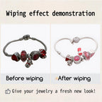 3 Piece Fine Jewelry Polishing Cloths Sterling Silver, Gold, Platinum Double Sided Jewelry Cleaner - Keeps It Shining1