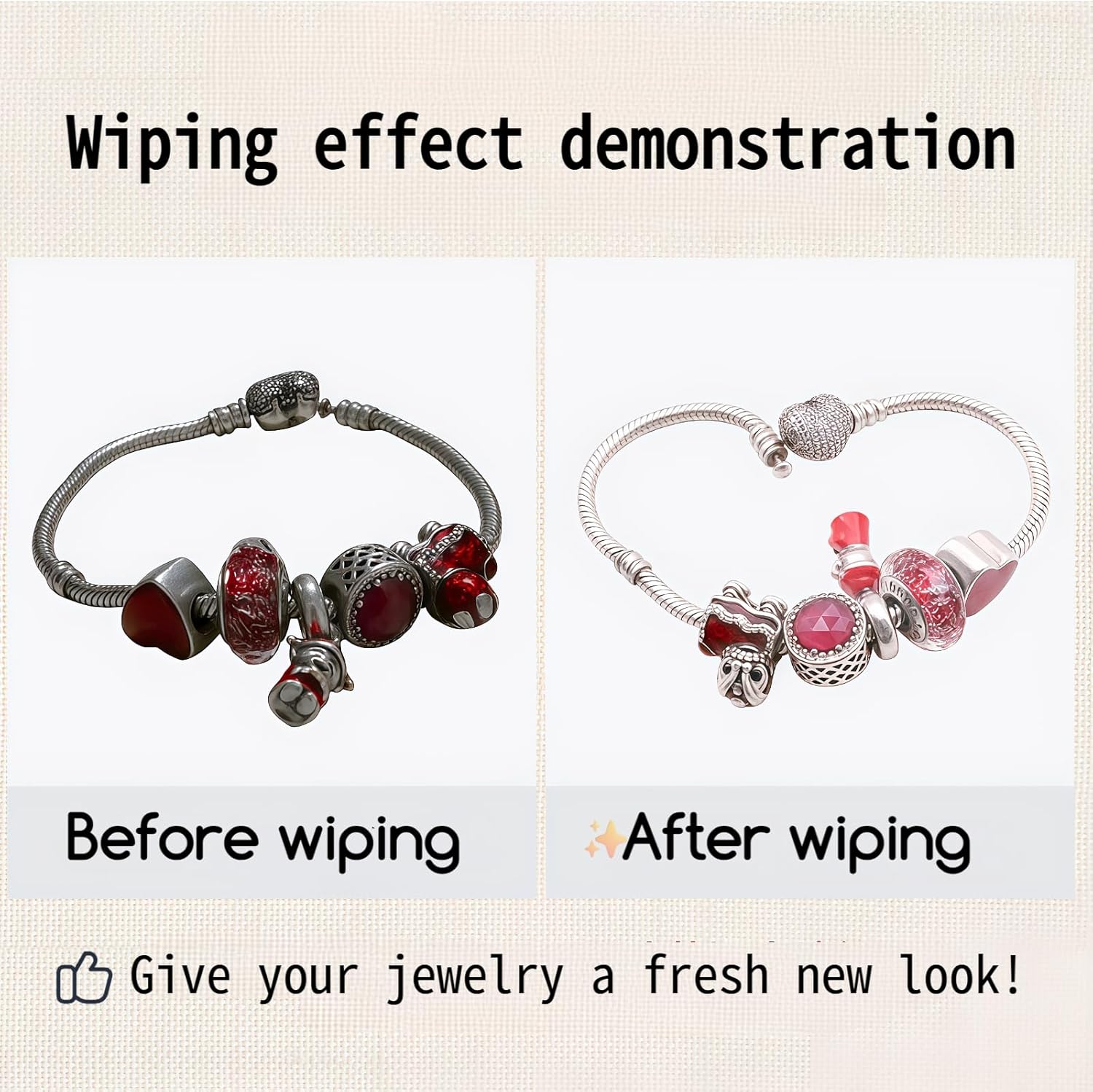 3 Piece Fine Jewelry Polishing Cloths Sterling Silver, Gold, Platinum Double Sided Jewelry Cleaner - Keeps It Shining1