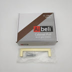 10 Pack Gold Cabinet Pulls 5 Inch Hole Centers Stainless Steel Square Cabinet Handles Brushed Gold Kitchen Cabinet Hardware Drawer Pulls Dresser Knobs