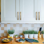 Asidrama 10 Pack 5 Inch(128mm) Brushed Antique Brass Kitchen Cabinet Handles, Cabinet Pulls Kitchen Cabinet Hardware for Cupboard Drawer Pulls