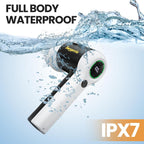 Electric Bathroom Cleaning Brush, Cordless Spin Scrubber Full Body Waterproof IPX7 with 6 Replaceable Brush Heads for Bathtub/Kitchen/Window/Home Cleaning -SD-CTB02