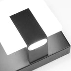 Aipsun 6 Lights Modern Black Vanity Light Up and Down Black LED Vanity Light Fixtures Bathroom Wall Light Over Mirror 6000K