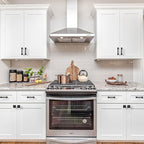 6 Pack 3 Inch Matte Black Cabinet Pulls - Kitchen & Dresser Handles