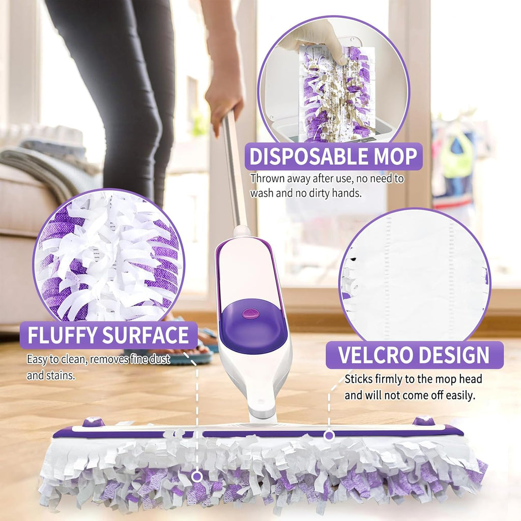 25PCS Disposable Mopping Pads Refills for Swiffer PowerMop,Replacement with Swiffer Power Mop Refills for Swiffer Power Mop Pads Multi-Surface for Floor Cleaning