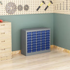 40 Drawer Tool Storage Cabinet with ABS Drawers, Bolt and Nut Organizer Parts Box, Hardware Shelving Unit for Garage and Workshop