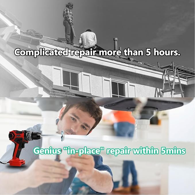 PVC Pipe Reamer, 4Pcs PVC Fitting Saver Tool for Removing SCH 40 from Hub, 1-1/2 In, 2 In, 3 In, 4 In Head, Bit Socket Saver Set for PVC Plumbing, Fits 1/2" Variable Speed Power Drill