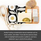 Country Chic All-in-One Chalk Paint for Furniture, Cabinets, Home Decor, Eco-Friendly, Matte Finish, Built-In Primer & Top Coat for Wood, Metal - Vanilla Frosting (Off White) - 8 oz (237 ml)