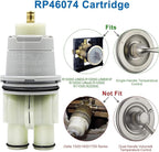 RP46074 Shower Valve Cartridge Compatible with Delta Shower and Tub 13/14 Series Faucet, Single-handle Delta Universal Valve Cartridge Assembly, Repair Kit for Delta Shower Valve Cartridge.
