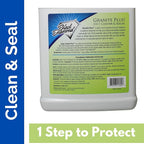 Black Diamond Stoneworks GRANITE PLUS! 2 in 1 Cleaner & Sealer for Granite, Marble, Travertine, Limestone, Ready to Use! (4-Gallons)