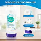 Refillable Bottle for Swiffer Power Mop - 720 ML/24 FL OZ - Leak-Proof HDPE Material Solution Bottle, 1 Empty Bottle + 6 Silicone Pads + 1 Foldable Funnel